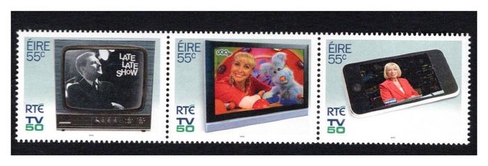 2011 Ireland 50th Anniversary of RTE Commemorative Stamps Mint Never Hinged (MNH)