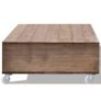 Coffee Table Brown Solid Wood Image 4