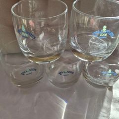 5 Vintage "Tall Ships 1991 Belfast" whiskey glasses.