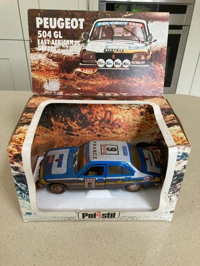 Peugeot 504 GL East African Safari Polistil 1/26 Rare