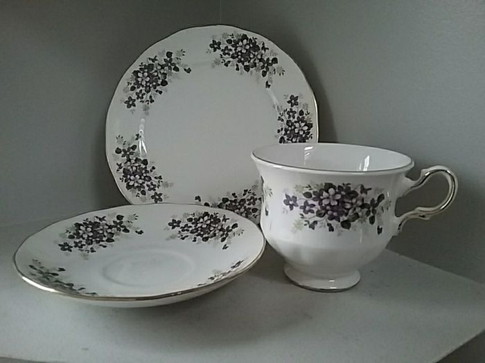 Queen Anne China Trio