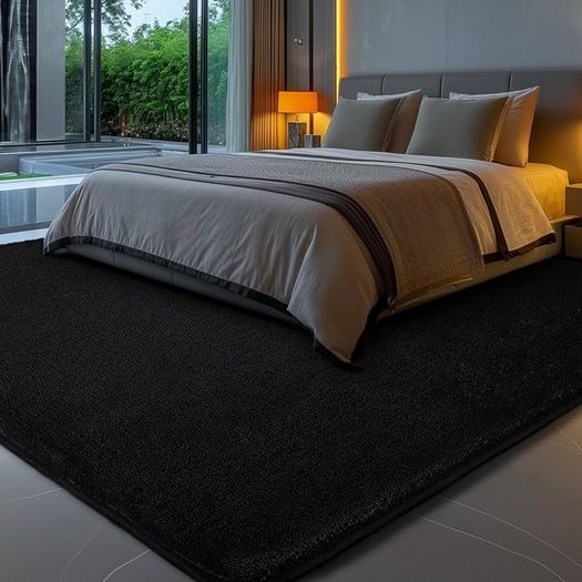Carpet Rugs Living Room Large 160x230, Grey Rug for Bedroom Washable Area Rug Anti Slip Fluffy Rug Shaggy Cream Carpets Extra Large Rugs for Living Room Kids Room