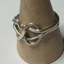 Handmade sterling silver ring. Size R Image 4
