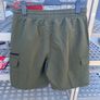 Khaki colour cargo shorts Image 4