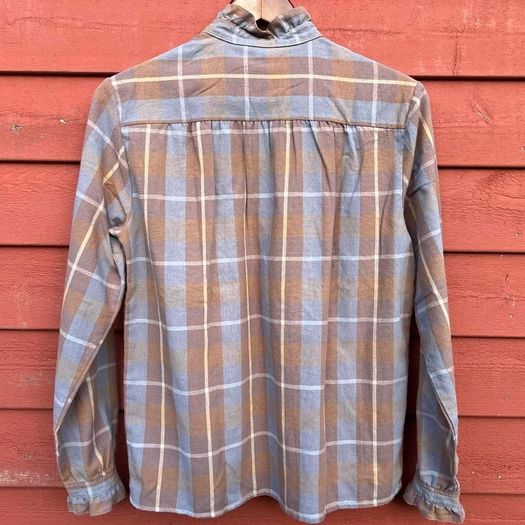 Vintage Plaid Blouse