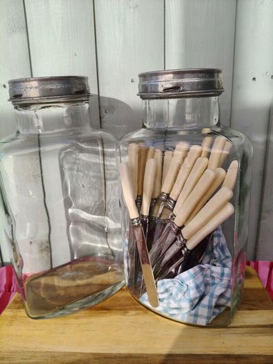 2 x large old Jars