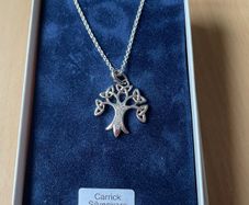 Silver Necklace Celtic Tree of Life