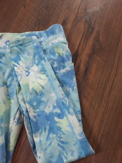 Blue leggins girls size 8-9 years