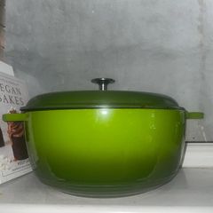 Large green dutch oven