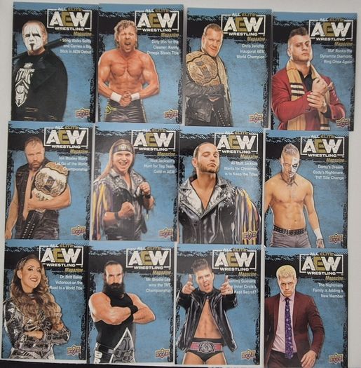 AEW Wrestling Trading Cards Bundle (Upper Deck 2021 First Edition)