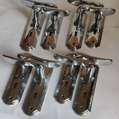 Chrome Door Handles x 4 sets