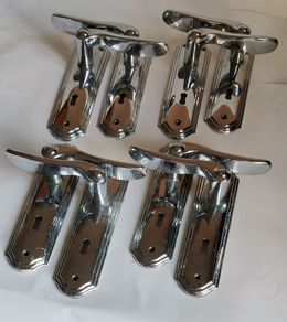 Chrome Door Handles x 4 sets