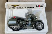 Moto Guzzi V7 Polizia Scale 1/15 By Polistil
