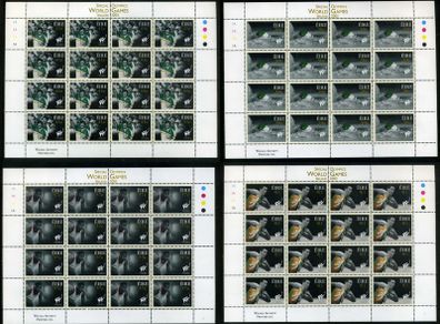 2003 Ireland 11th Special Olympics in Dublin  Commemorative Stamp Sheetlet Plate 1A1A1A1A Mint Never Hinged (MNH)