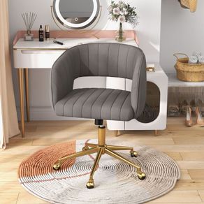 Costway Modern Swivel Home Office Chair with Tufted Back and Seat