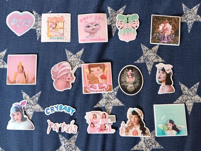 50 Melanie Martinez Stickers. Matte Finish.