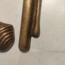 A pair of Early 20th Century 13" Brass Flintlock pistols Image 5
