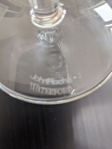 John Rocha Geo White Wine Glasses.