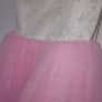 white and pink Party Dress! Image 4