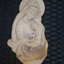 Vintage Italian Madonna and Child wall-hanging Holy water Font Image 9