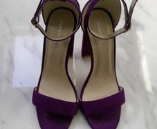 GLAMOROUS purple high heel sandals - size IE 4 / EU 37
