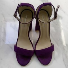 GLAMOROUS purple high heel sandals - size IE 4 / EU 37