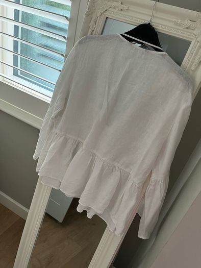 Zara linen blouse