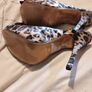 Leopard print high heels from Schuh brand new Image 2