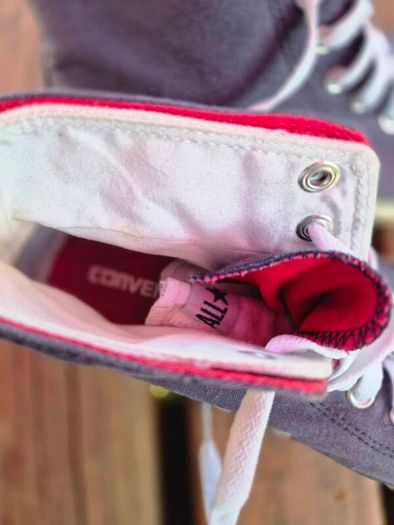 Converse Double Tongue High Top Trainers, UK8, EU41, AV