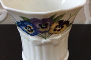 Small Belleek Violets Vase