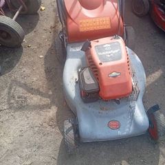 Flymo petrol lawnmower