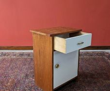 Mid-Century / Vintage 1960s Tweak Bedside Locker / Side Table/ Cabinet / Dresser