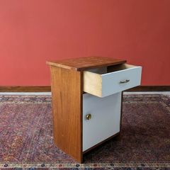 Mid-Century / Vintage 1960s Tweak Bedside Locker / Side Table/ Cabinet / Dresser