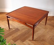 Mid Century G Plan Brasilia Teak Square Coffee Table 1960s Vintage Retro