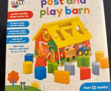 Wooden house puzzle baby toy