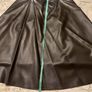 Black Faux Leather Skirt Image 7