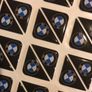 Gel Number Plate 3D Corner Badges set of 2 Image 3