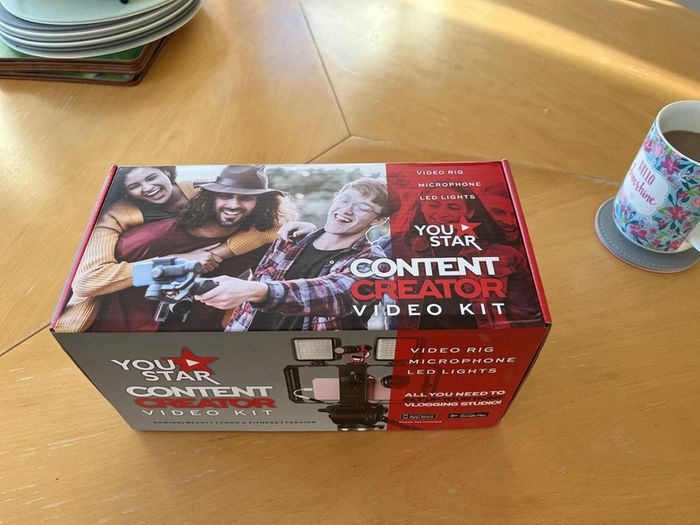 Content creator video kit to use with your own smartphone.