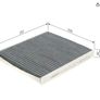 Bosch Car Cabin Filter for Audi, Leon, Octavia and Golf Image 3