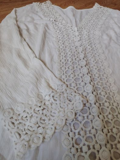 White Beachwear Dress Size 12-14