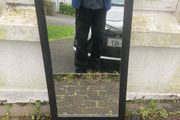 Wrought iron mirror