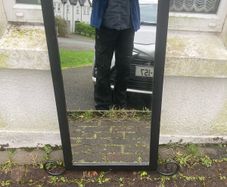 Wrought iron mirror