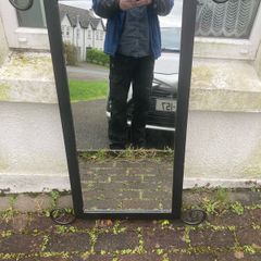 Wrought iron mirror