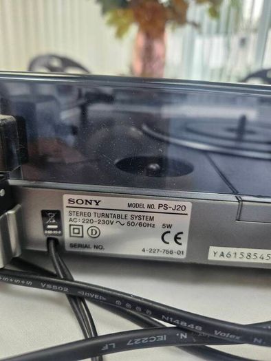 Sony auto return turntable system PS_J20