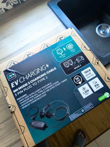 Masterplug 10A 2.4kW Mode 2 Type 2 Plug Portable EV Charger 5m