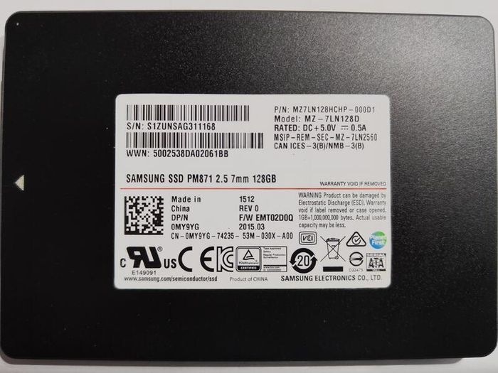 Multiple Brands 128 GB SSDs