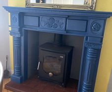 Wooden fire surround