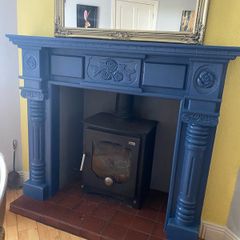 Wooden fire surround