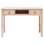 Writing Desk Natural 110x45x76 cm Wood Image 3