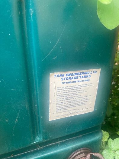 1100 Litre Oil Tank